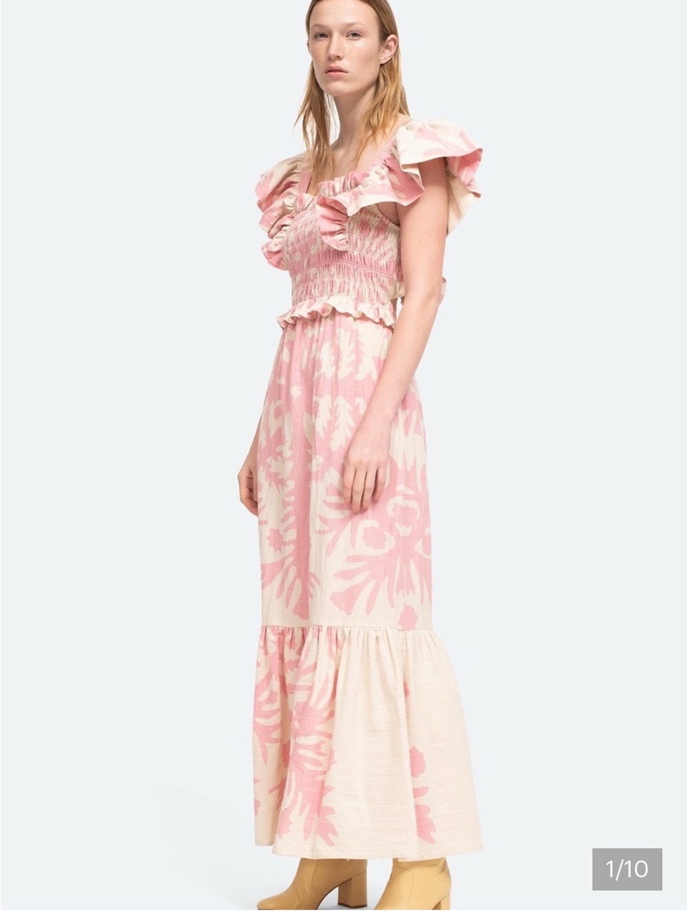 Sea New York:: Henrietta Ruffle Smocked Dress